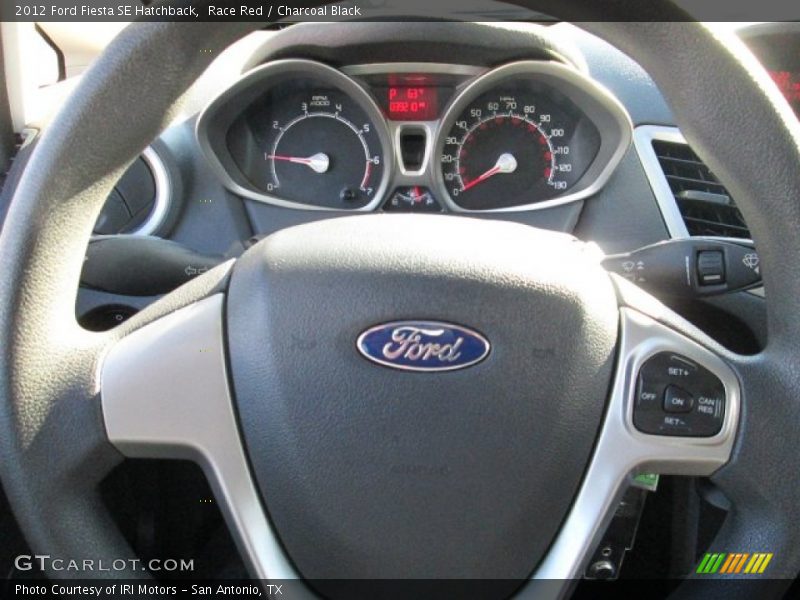 Race Red / Charcoal Black 2012 Ford Fiesta SE Hatchback