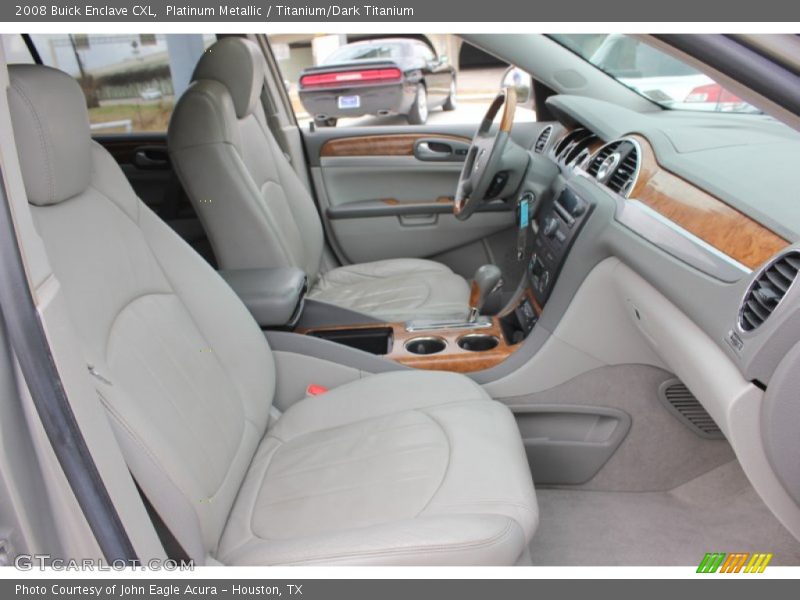Platinum Metallic / Titanium/Dark Titanium 2008 Buick Enclave CXL