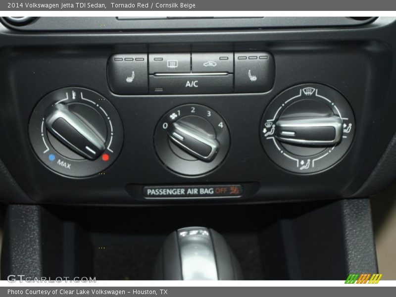 Tornado Red / Cornsilk Beige 2014 Volkswagen Jetta TDI Sedan