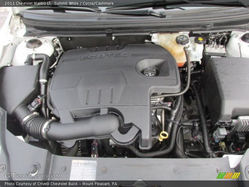 Summit White / Cocoa/Cashmere 2011 Chevrolet Malibu LS