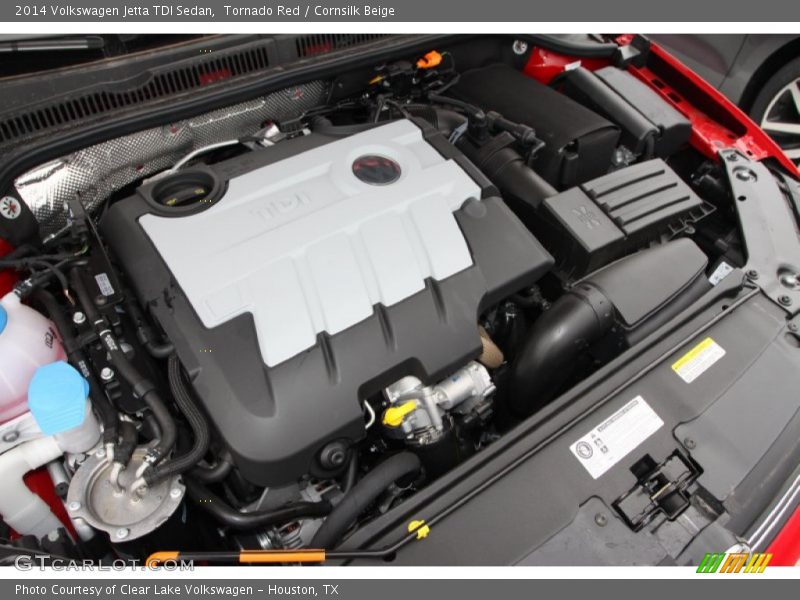 Tornado Red / Cornsilk Beige 2014 Volkswagen Jetta TDI Sedan