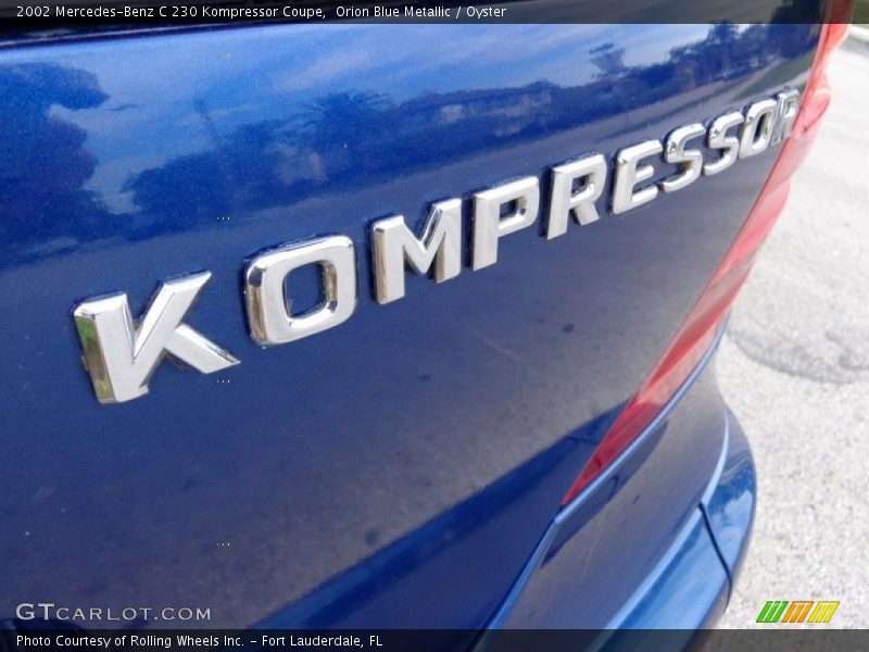Kompressor - 2002 Mercedes-Benz C 230 Kompressor Coupe