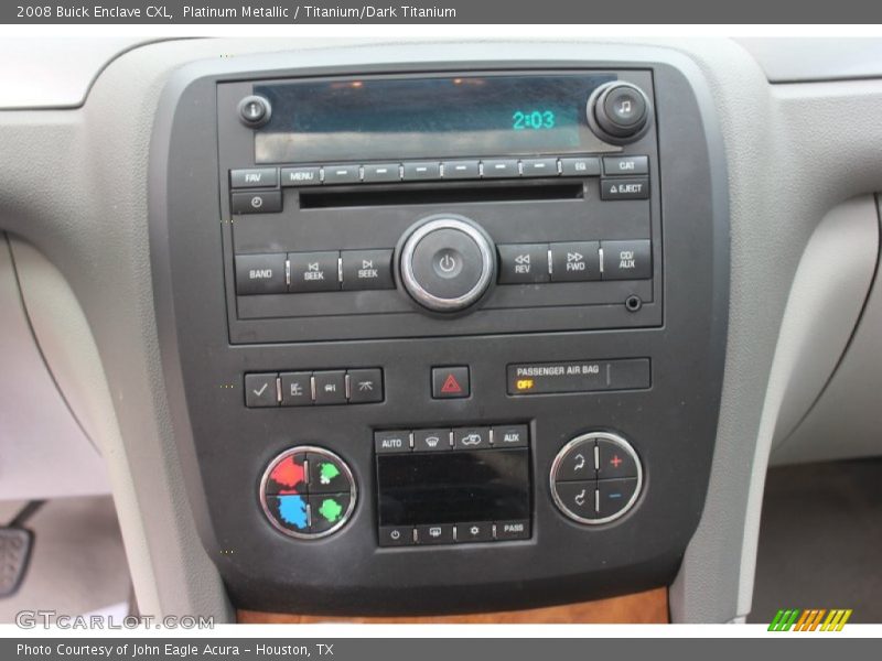 Platinum Metallic / Titanium/Dark Titanium 2008 Buick Enclave CXL