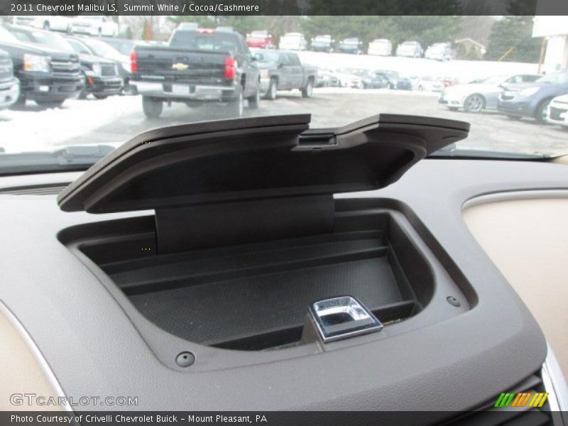 Summit White / Cocoa/Cashmere 2011 Chevrolet Malibu LS