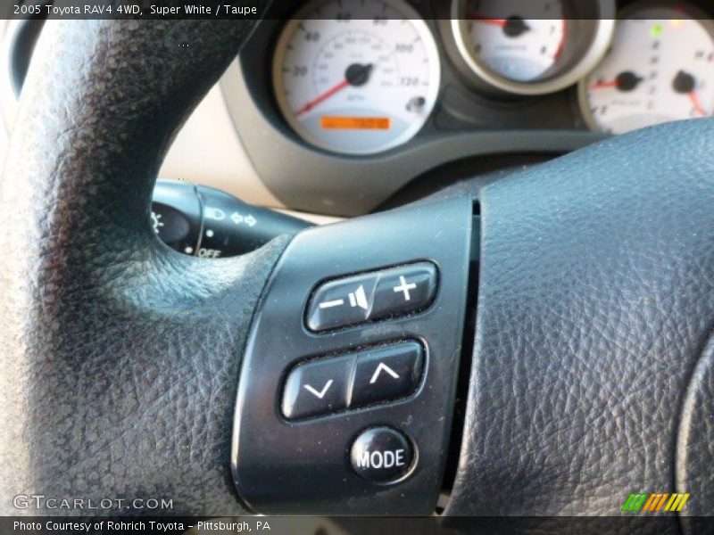 Super White / Taupe 2005 Toyota RAV4 4WD