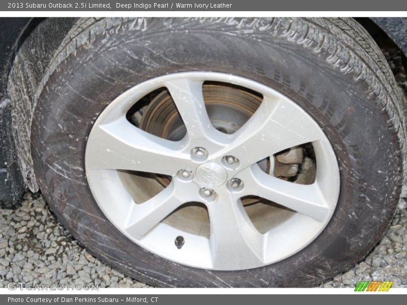 Deep Indigo Pearl / Warm Ivory Leather 2013 Subaru Outback 2.5i Limited