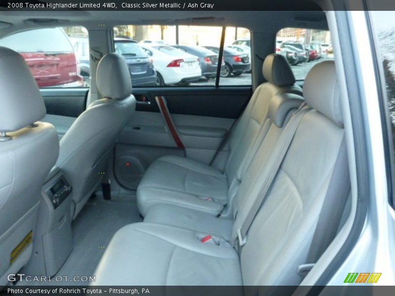 Classic Silver Metallic / Ash Gray 2008 Toyota Highlander Limited 4WD