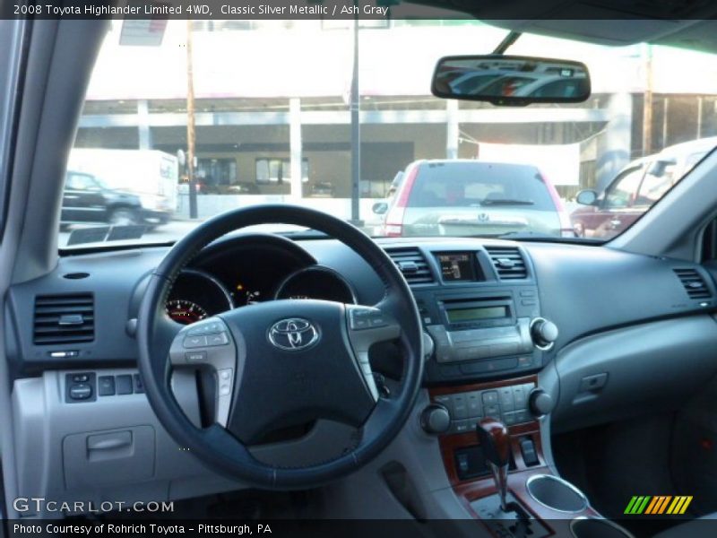 Classic Silver Metallic / Ash Gray 2008 Toyota Highlander Limited 4WD