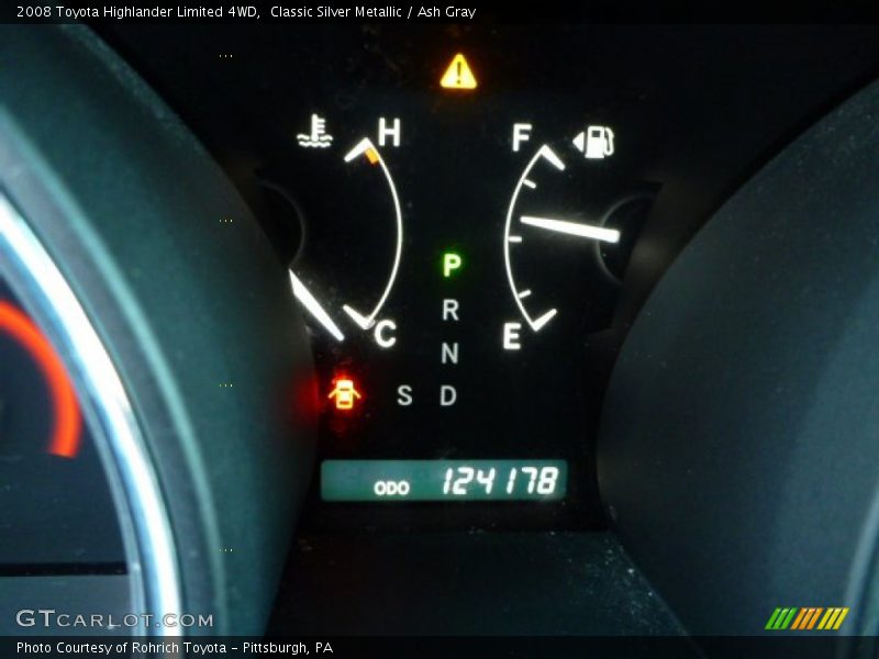 Classic Silver Metallic / Ash Gray 2008 Toyota Highlander Limited 4WD