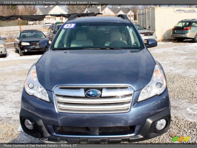 Twilight Blue Metallic / Ivory 2013 Subaru Outback 2.5i Premium