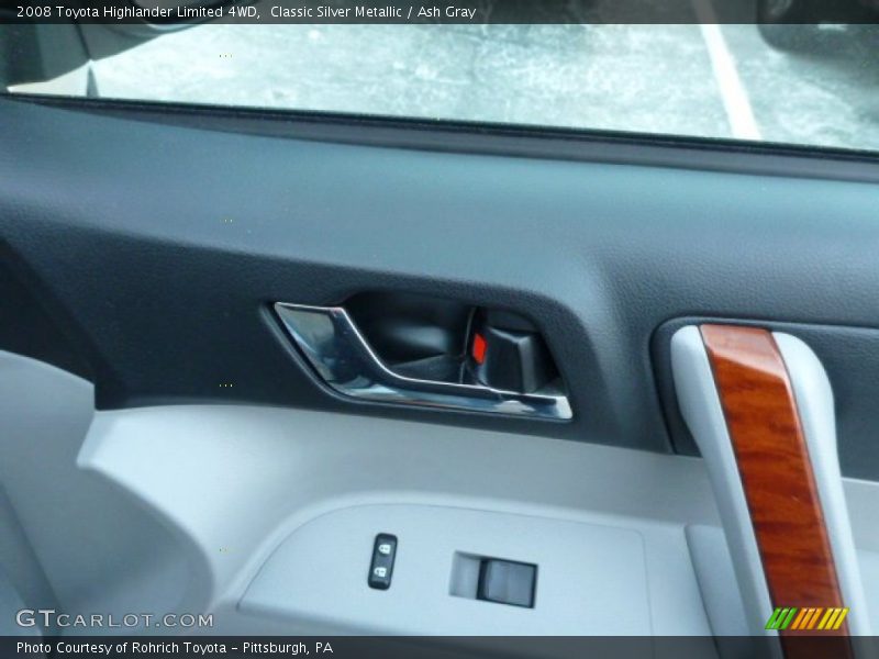 Classic Silver Metallic / Ash Gray 2008 Toyota Highlander Limited 4WD