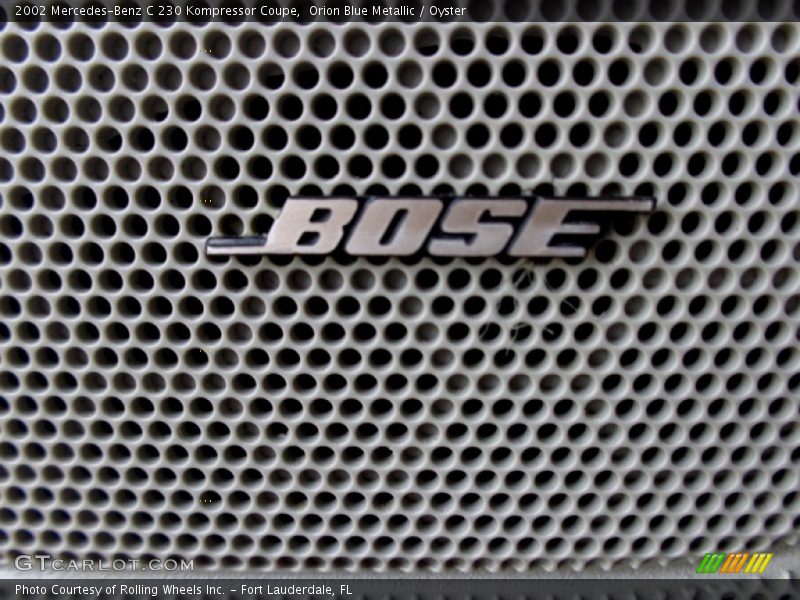 Audio System of 2002 C 230 Kompressor Coupe