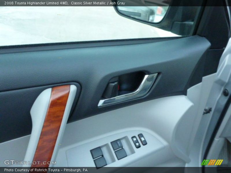 Classic Silver Metallic / Ash Gray 2008 Toyota Highlander Limited 4WD