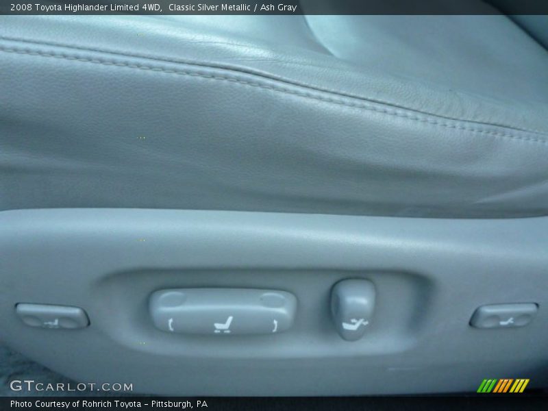 Classic Silver Metallic / Ash Gray 2008 Toyota Highlander Limited 4WD