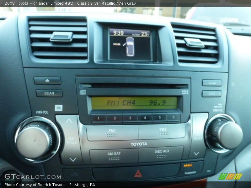 Classic Silver Metallic / Ash Gray 2008 Toyota Highlander Limited 4WD
