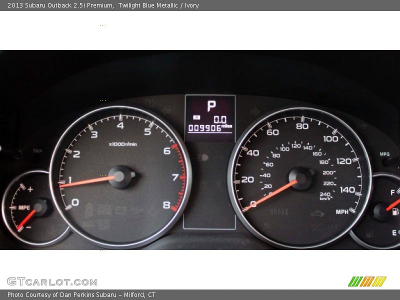Twilight Blue Metallic / Ivory 2013 Subaru Outback 2.5i Premium