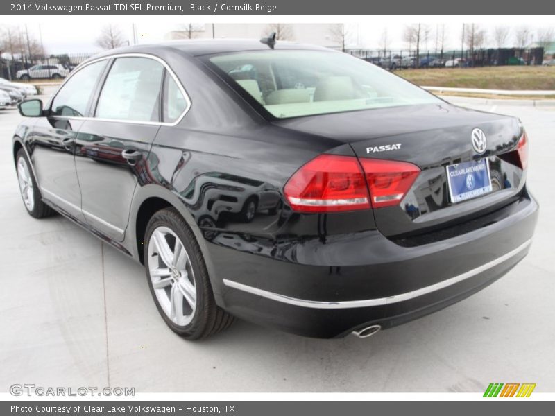 Black / Cornsilk Beige 2014 Volkswagen Passat TDI SEL Premium