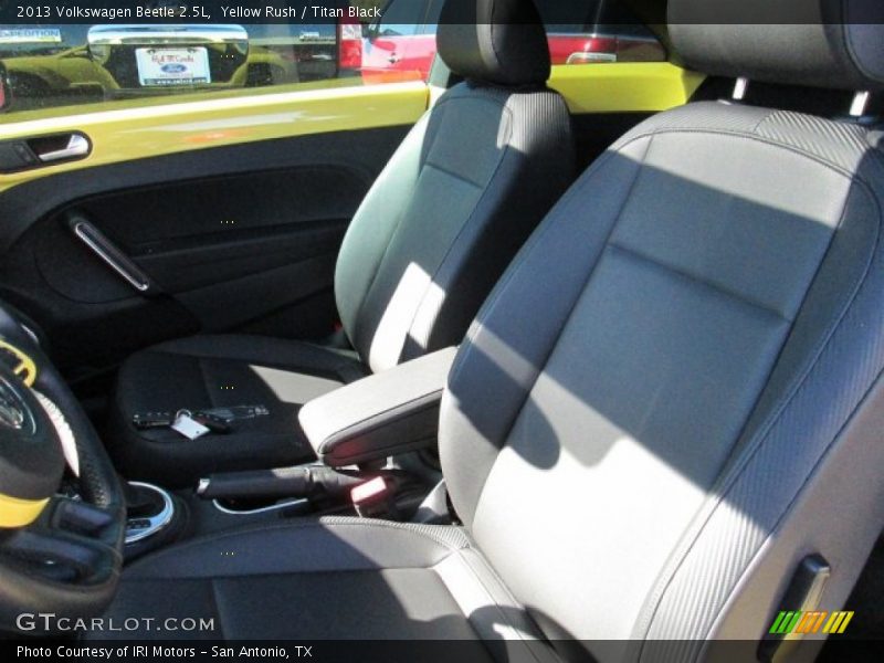 Yellow Rush / Titan Black 2013 Volkswagen Beetle 2.5L