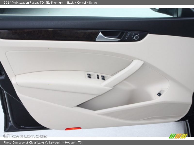 Black / Cornsilk Beige 2014 Volkswagen Passat TDI SEL Premium