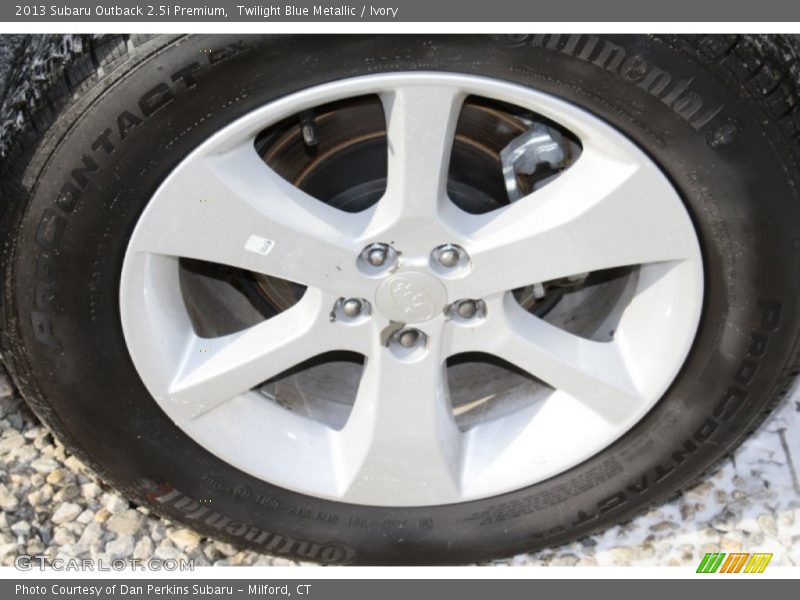 Twilight Blue Metallic / Ivory 2013 Subaru Outback 2.5i Premium