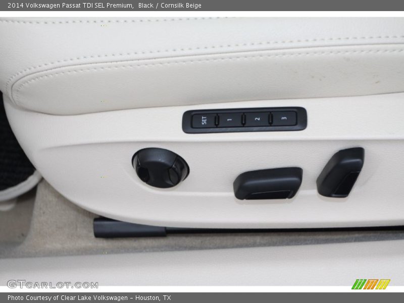Black / Cornsilk Beige 2014 Volkswagen Passat TDI SEL Premium