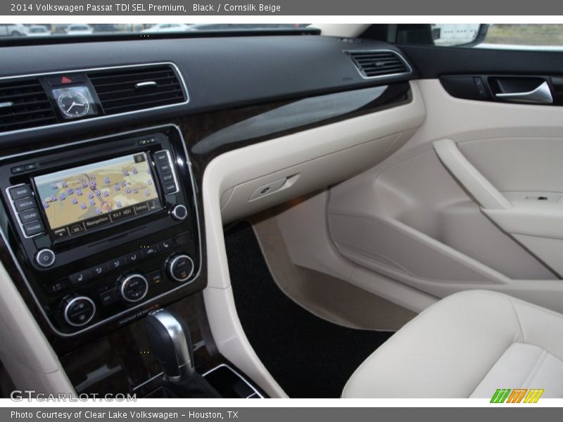 Black / Cornsilk Beige 2014 Volkswagen Passat TDI SEL Premium