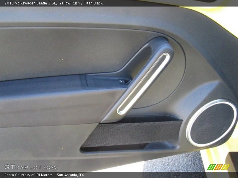 Yellow Rush / Titan Black 2013 Volkswagen Beetle 2.5L