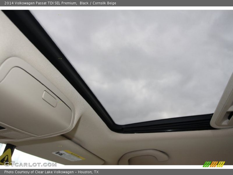 Black / Cornsilk Beige 2014 Volkswagen Passat TDI SEL Premium