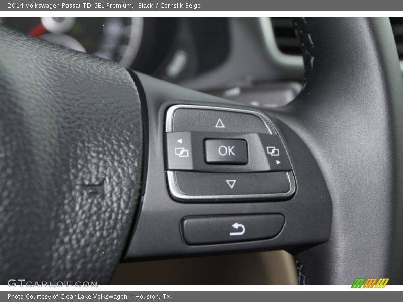 Black / Cornsilk Beige 2014 Volkswagen Passat TDI SEL Premium