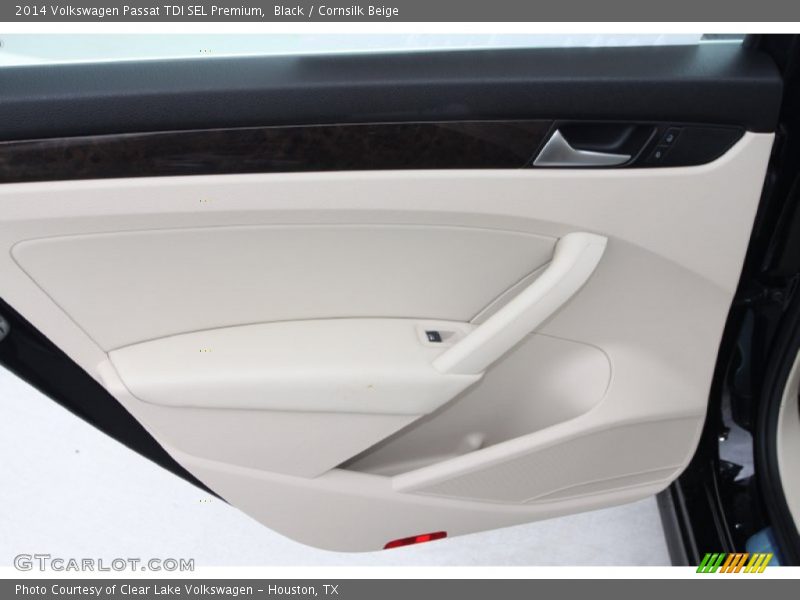 Black / Cornsilk Beige 2014 Volkswagen Passat TDI SEL Premium