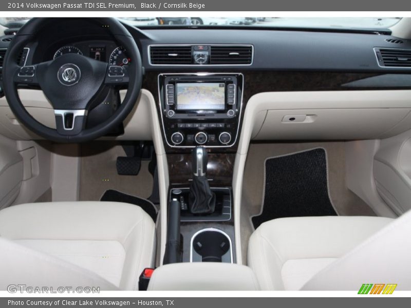 Black / Cornsilk Beige 2014 Volkswagen Passat TDI SEL Premium