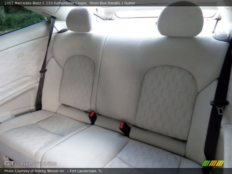 Rear Seat of 2002 C 230 Kompressor Coupe