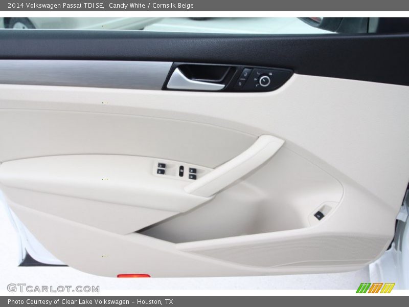 Candy White / Cornsilk Beige 2014 Volkswagen Passat TDI SE