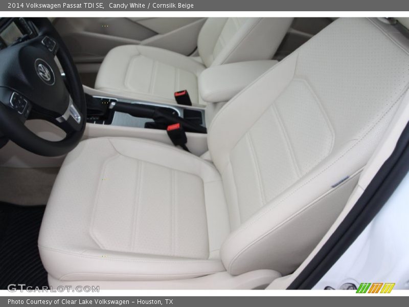 Candy White / Cornsilk Beige 2014 Volkswagen Passat TDI SE