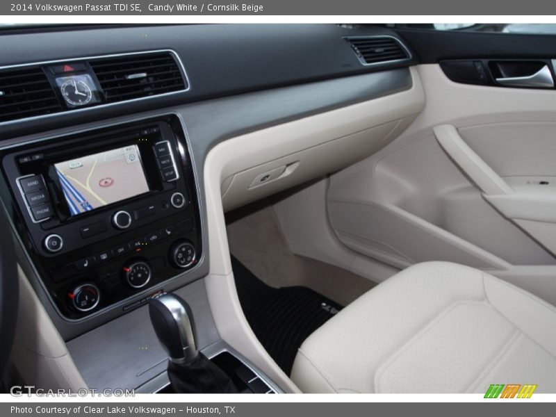 Candy White / Cornsilk Beige 2014 Volkswagen Passat TDI SE