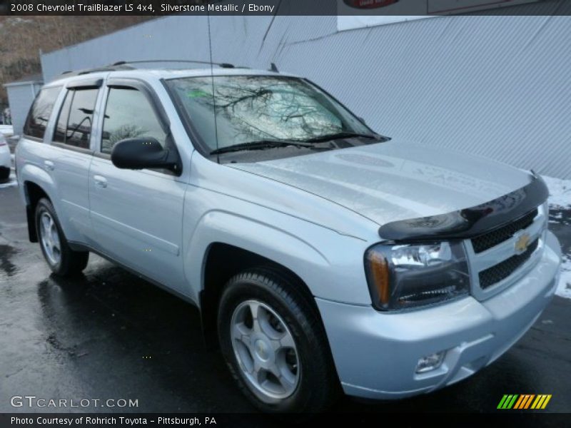 Silverstone Metallic / Ebony 2008 Chevrolet TrailBlazer LS 4x4