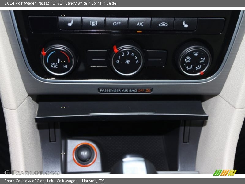 Candy White / Cornsilk Beige 2014 Volkswagen Passat TDI SE