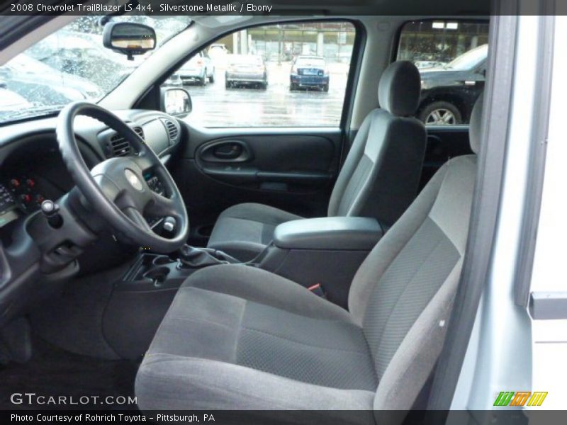 Front Seat of 2008 TrailBlazer LS 4x4