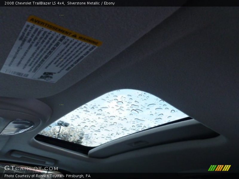 Silverstone Metallic / Ebony 2008 Chevrolet TrailBlazer LS 4x4