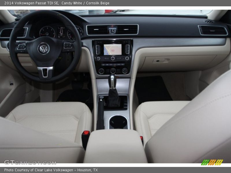 Candy White / Cornsilk Beige 2014 Volkswagen Passat TDI SE