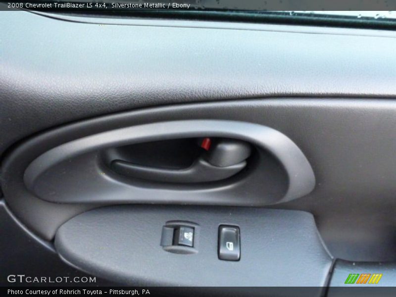 Silverstone Metallic / Ebony 2008 Chevrolet TrailBlazer LS 4x4