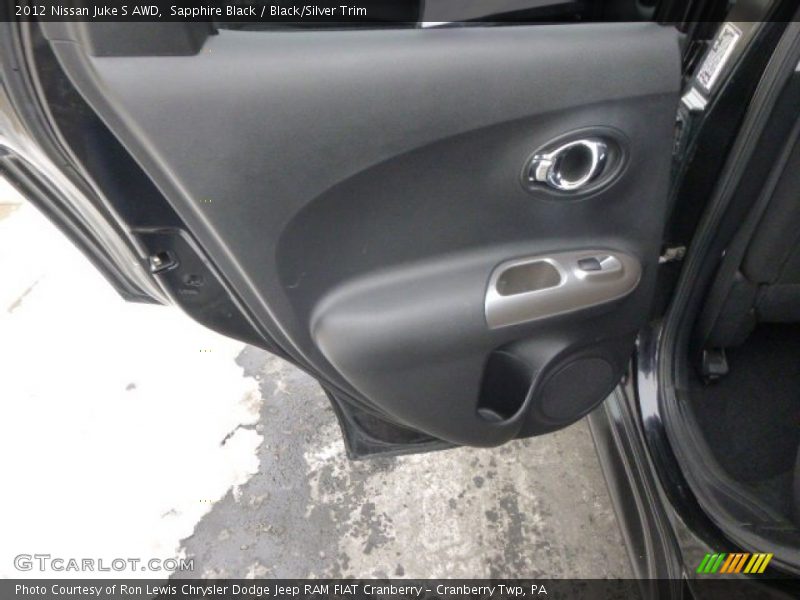Sapphire Black / Black/Silver Trim 2012 Nissan Juke S AWD
