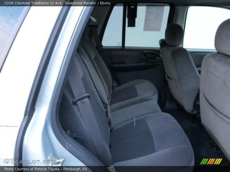 Silverstone Metallic / Ebony 2008 Chevrolet TrailBlazer LS 4x4