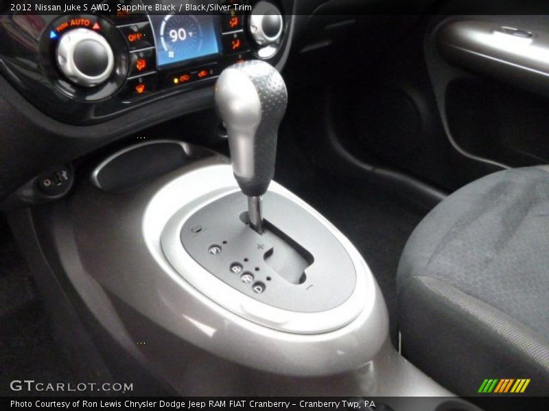 Sapphire Black / Black/Silver Trim 2012 Nissan Juke S AWD