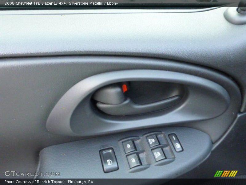 Silverstone Metallic / Ebony 2008 Chevrolet TrailBlazer LS 4x4