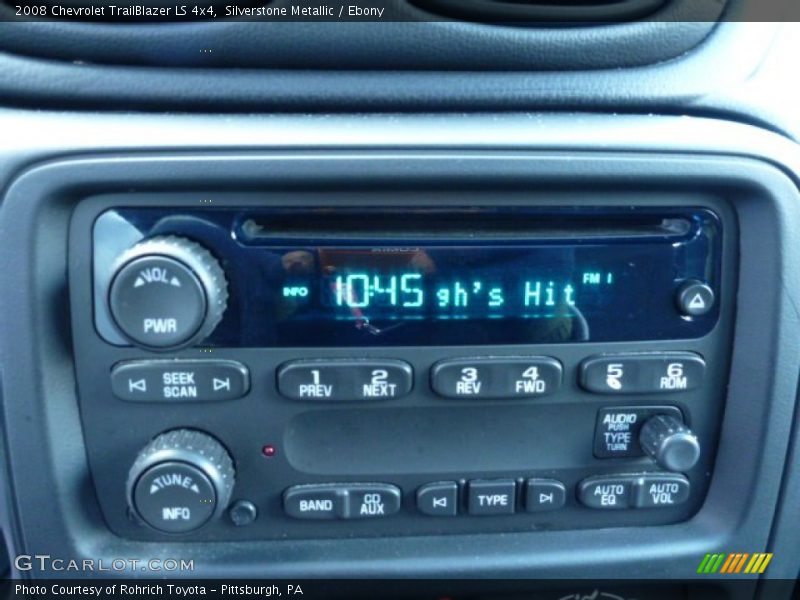 Silverstone Metallic / Ebony 2008 Chevrolet TrailBlazer LS 4x4