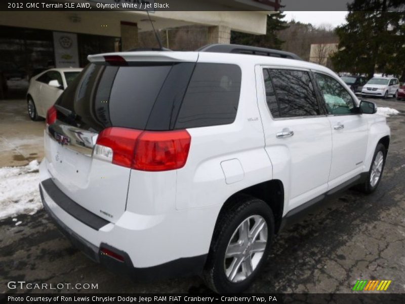 Olympic White / Jet Black 2012 GMC Terrain SLE AWD