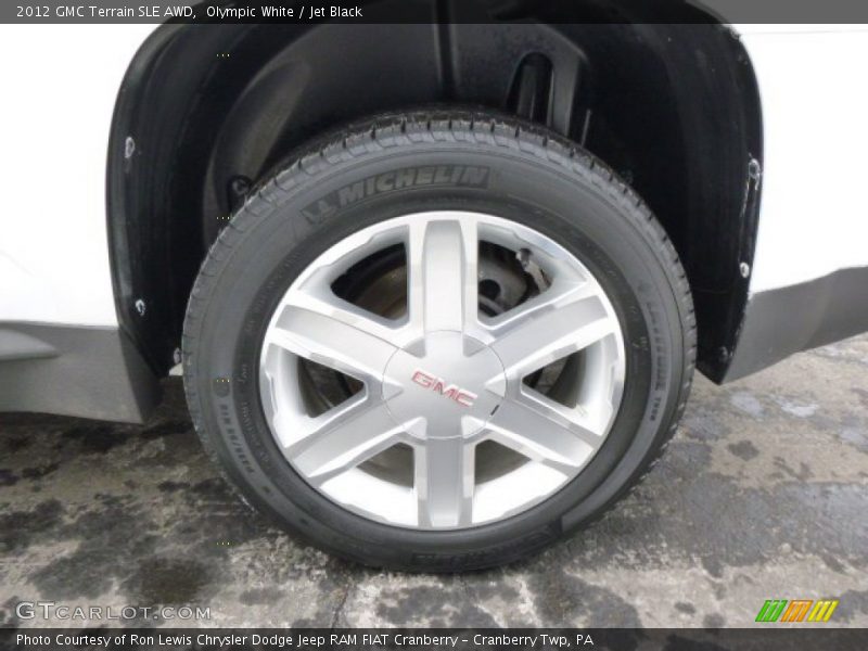 Olympic White / Jet Black 2012 GMC Terrain SLE AWD