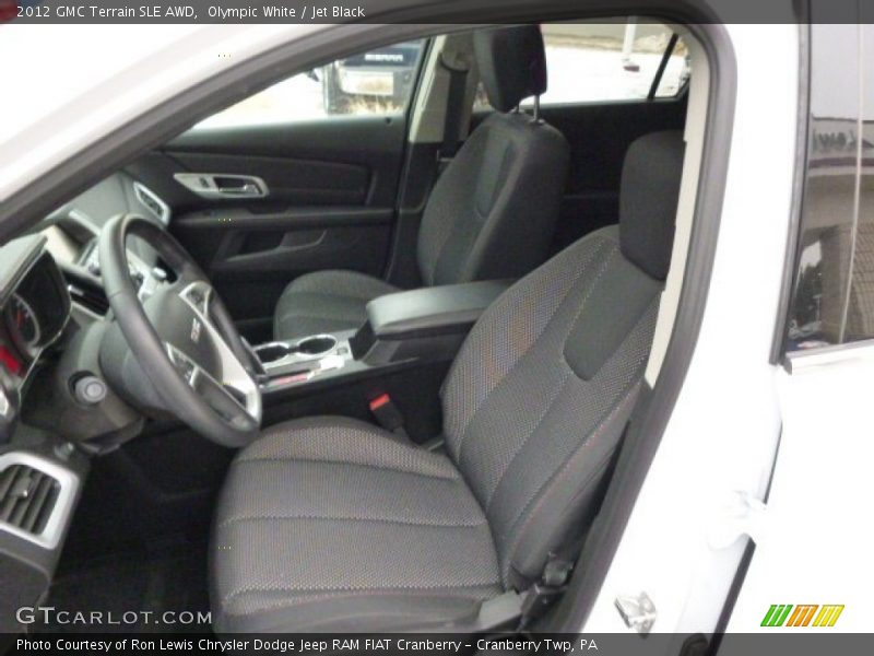 Olympic White / Jet Black 2012 GMC Terrain SLE AWD