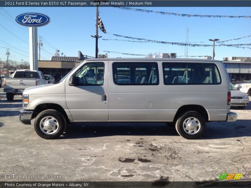 Ingot Silver Metallic / Medium Flint 2011 Ford E Series Van E350 XLT Passenger
